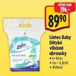 Albert Linteo Baby Dětské vlhčené ubrousky nabídka