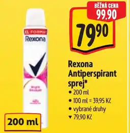 Albert Rexona Antiperspirant sprej nabídka
