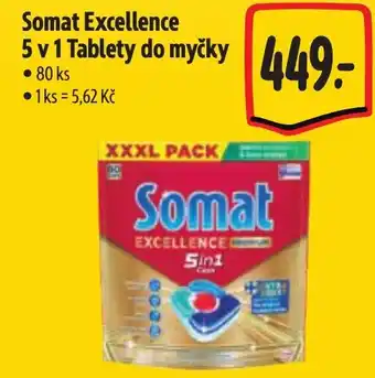 Albert Somat Excellence 5 v 1 Tablety do myčky nabídka