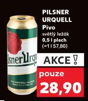Kaufland Pilsner Urquell nabídka