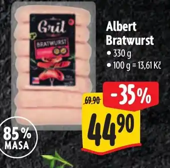 Albert Albert Bratwurst nabídka