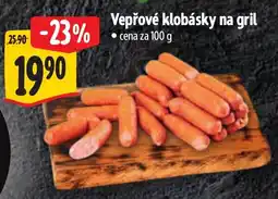 Albert Vepřové klobásky na gril nabídka