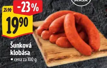 Albert Šunková klobása nabídka