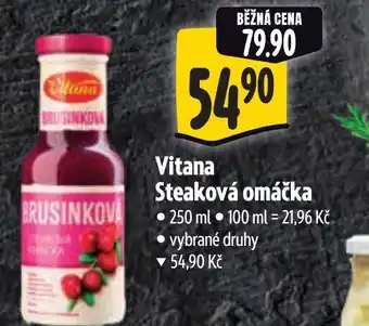 Albert Vitana Steaková omáčka nabídka