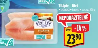 Albert Tilápie - filet nabídka