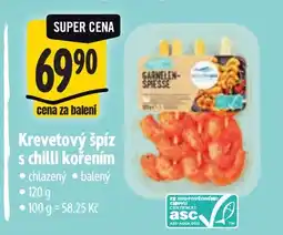 Albert Krevetový špíz s chilli kořením nabídka