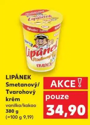 Kaufland LIPÁNEK Smetanový/ Tvarohový krém nabídka