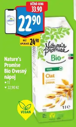 Albert Nature's Promise Bio Ovesný nápoj nabídka