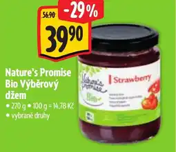 Albert Nature's Promise Bio Výběrový džem nabídka