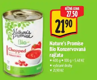 Albert Nature's Promise Bio Konzervovaná rajčata nabídka