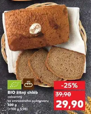 Kaufland BIO žitný chléb nabídka