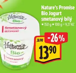 Albert Nature's Promise Bio Jogurt smetanový bílý nabídka