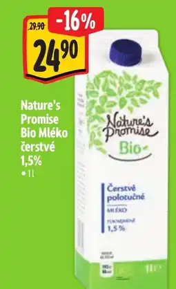 Albert Nature's Promise Bio Mléko čerstvé 1,5% nabídka