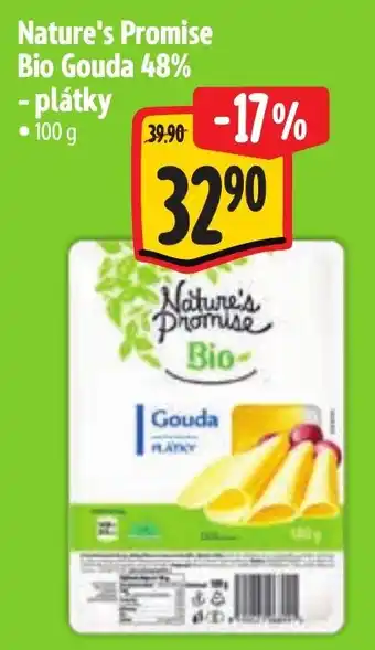 Albert Nature's Promise Bio Gouda 48% - plátky nabídka