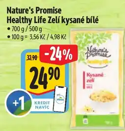 Albert Nature's Promise Healthy Life Zelí kysané bílé nabídka