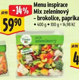 Albert Menu inspirace Mix zeleninový - brokolice, paprika nabídka