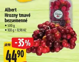 Albert Albert Hrozny tmavé bezsemenné nabídka