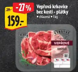 Albert Vepřová krkovice bez kosti - plátky nabídka