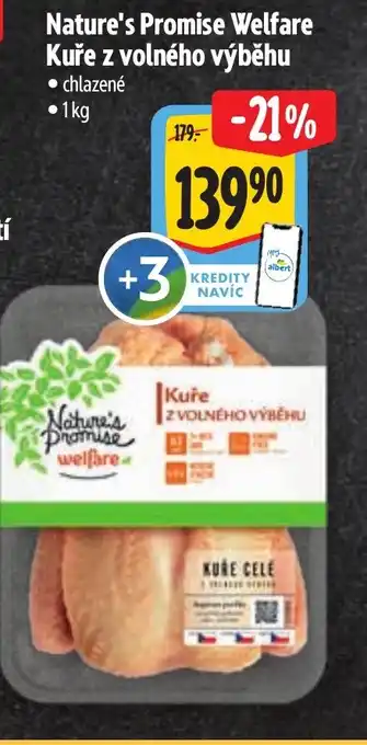 Albert Nature's Promise Welfare Kuře z volného výběhu nabídka