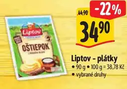 Albert Liptov - plátky nabídka
