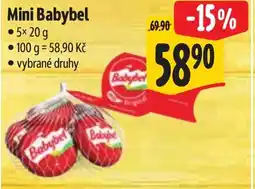 Albert Mini Babybel nabídka