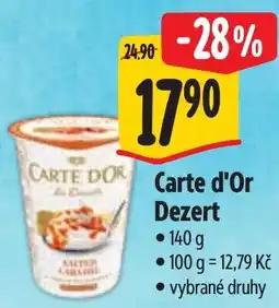 Albert Carte d'Or Dezert nabídka