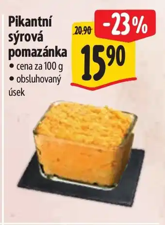 Albert Pikantní sýrová pomazánka nabídka