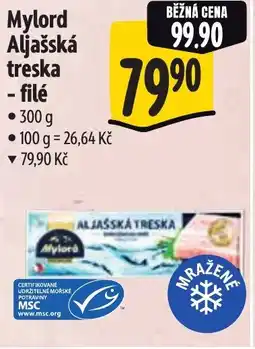 Albert Mylord Aljašská treska - filé nabídka