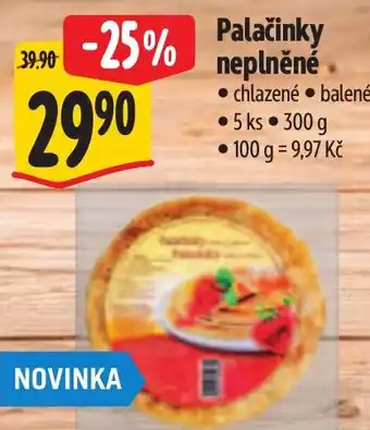 Albert Palačinky neplněné nabídka