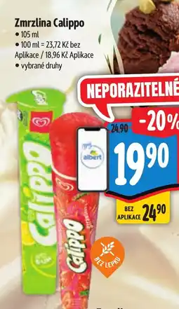 Albert Zmrzlina Calippo nabídka