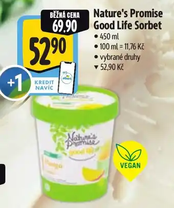 Albert Nature's Promise Good Life Sorbet nabídka
