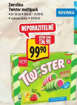 Albert Zmrzlina Twister multipack nabídka