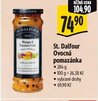 Albert St. Dalfour Ovocná pomazánka nabídka