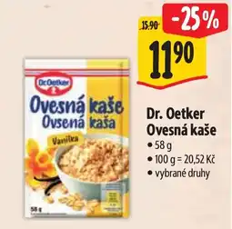 Albert Dr. Oetker Ovesná kaše nabídka