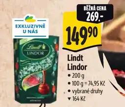 Albert Lindt Lindor nabídka