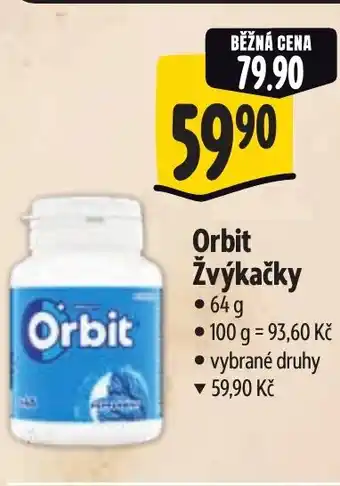 Albert Orbit Žvýkačky nabídka