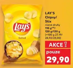 Kaufland LAY‘S Chipsy/ Stix nabídka