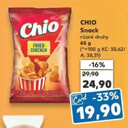 Kaufland CHIO Snack nabídka