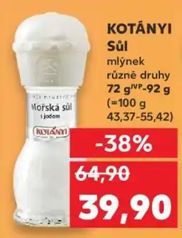 Kaufland KOTÁNYI Sůl nabídka