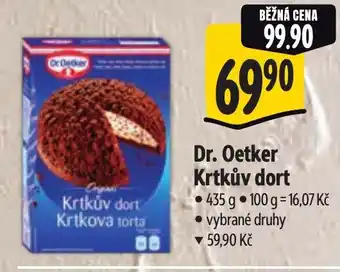Albert Dr. Oetker Krtkův dort nabídka