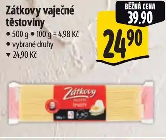 Albert Zátkovy vaječné těstoviny nabídka