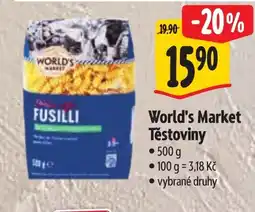 Albert World's Market Těstoviny nabídka