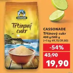 Kaufland Cassonade Třtinový cukr nabídka