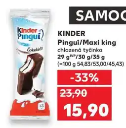 Kaufland KINDER Pinguí/Maxi king nabídka