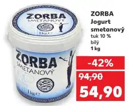 Kaufland Zorba jogurt smetanový nabídka