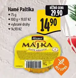 Albert Hamé Paštika nabídka