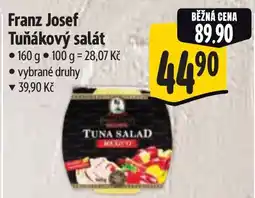 Albert Franz Josef Tuňákový salát nabídka