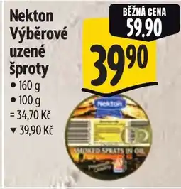 Albert Nekton Výběrové uzené šproty nabídka