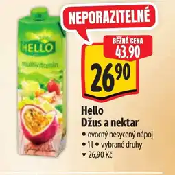 Albert Hello Džus a nektar nabídka