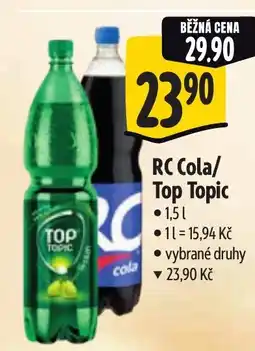 Albert RC Cola/ Top Topic nabídka